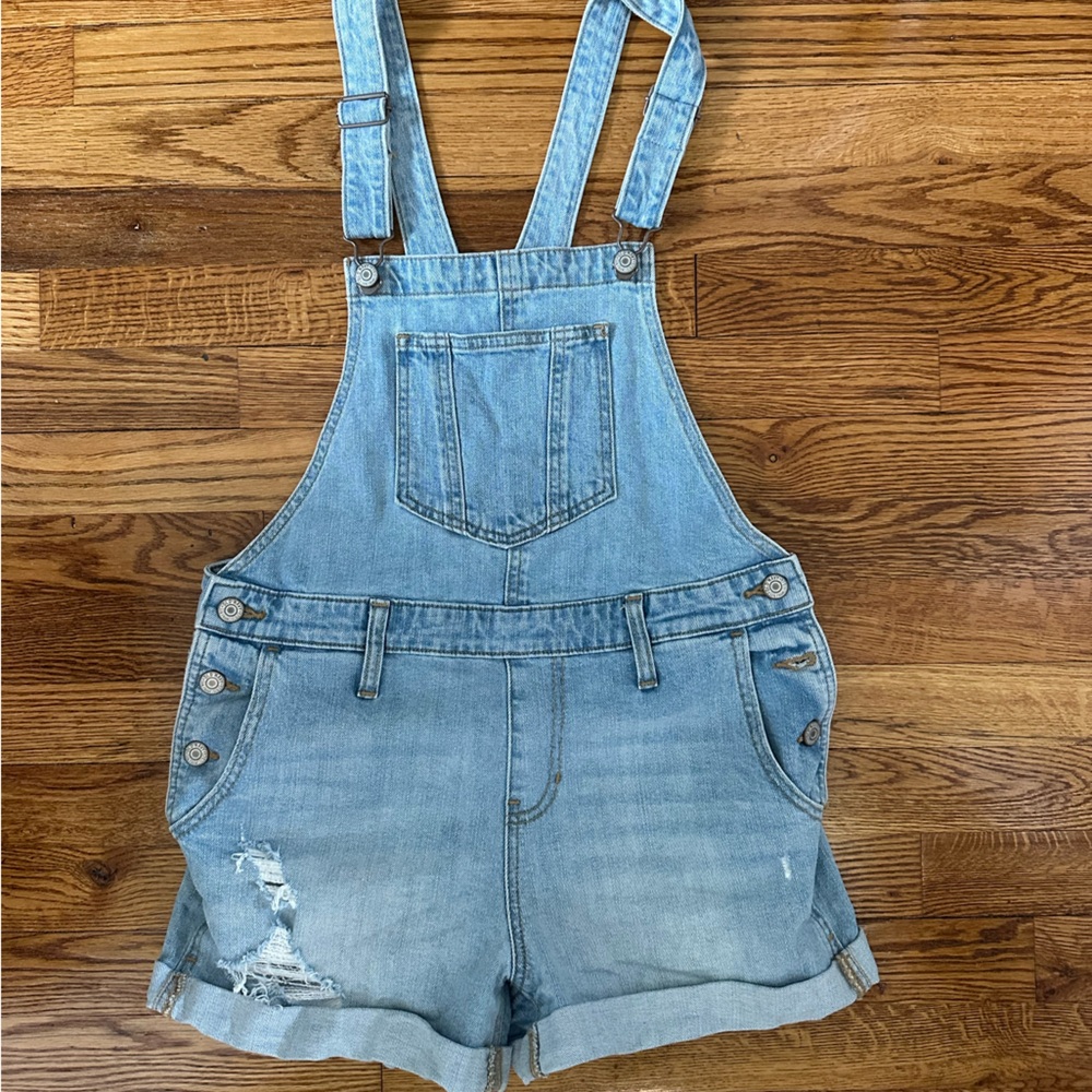 Old Navy Light Blue Denim Overalls